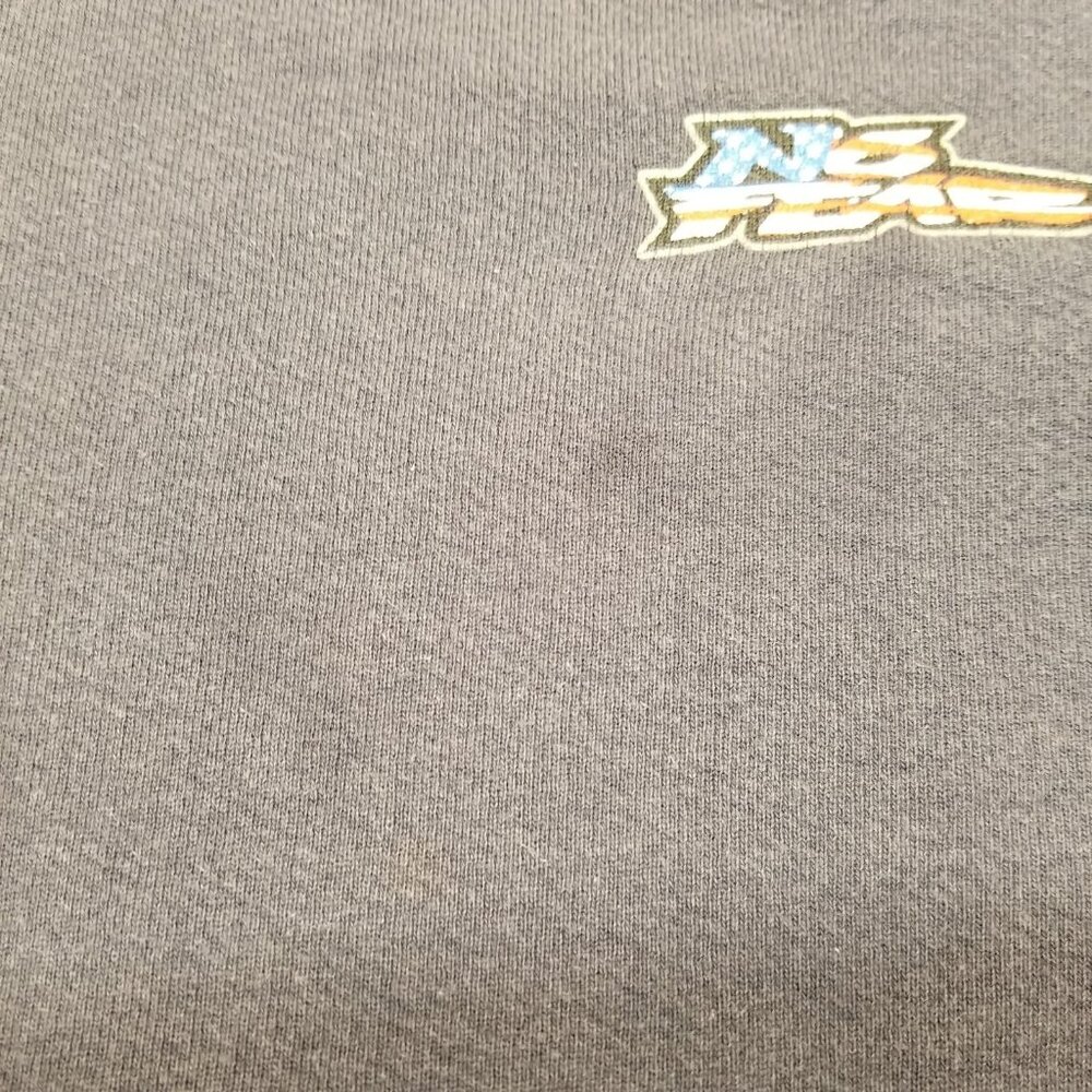 ✅VTG No Fear Navy Crewneck Sweatshirt Graphic Print Front/Back Adult Men's LARGE - Picture 6 of 11